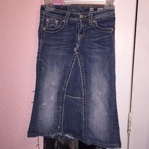 Miss me jean skirt